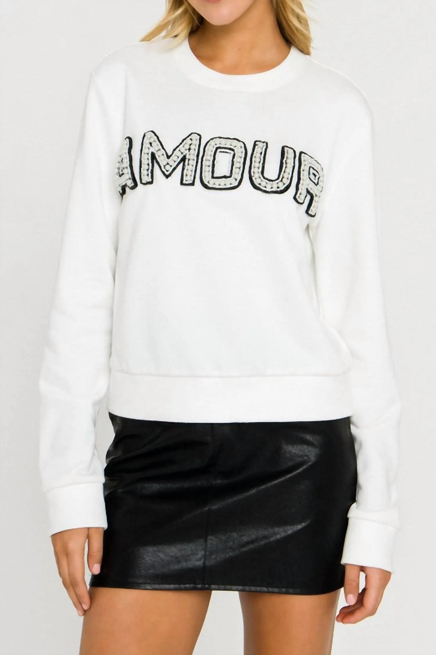 2.7 August Apparel - Amour Sweatshirt