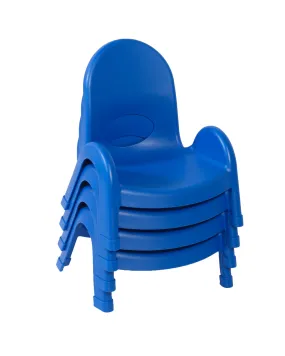 #46121 Value Stack 5" Child Chair - 4 Pack - Royal Blue