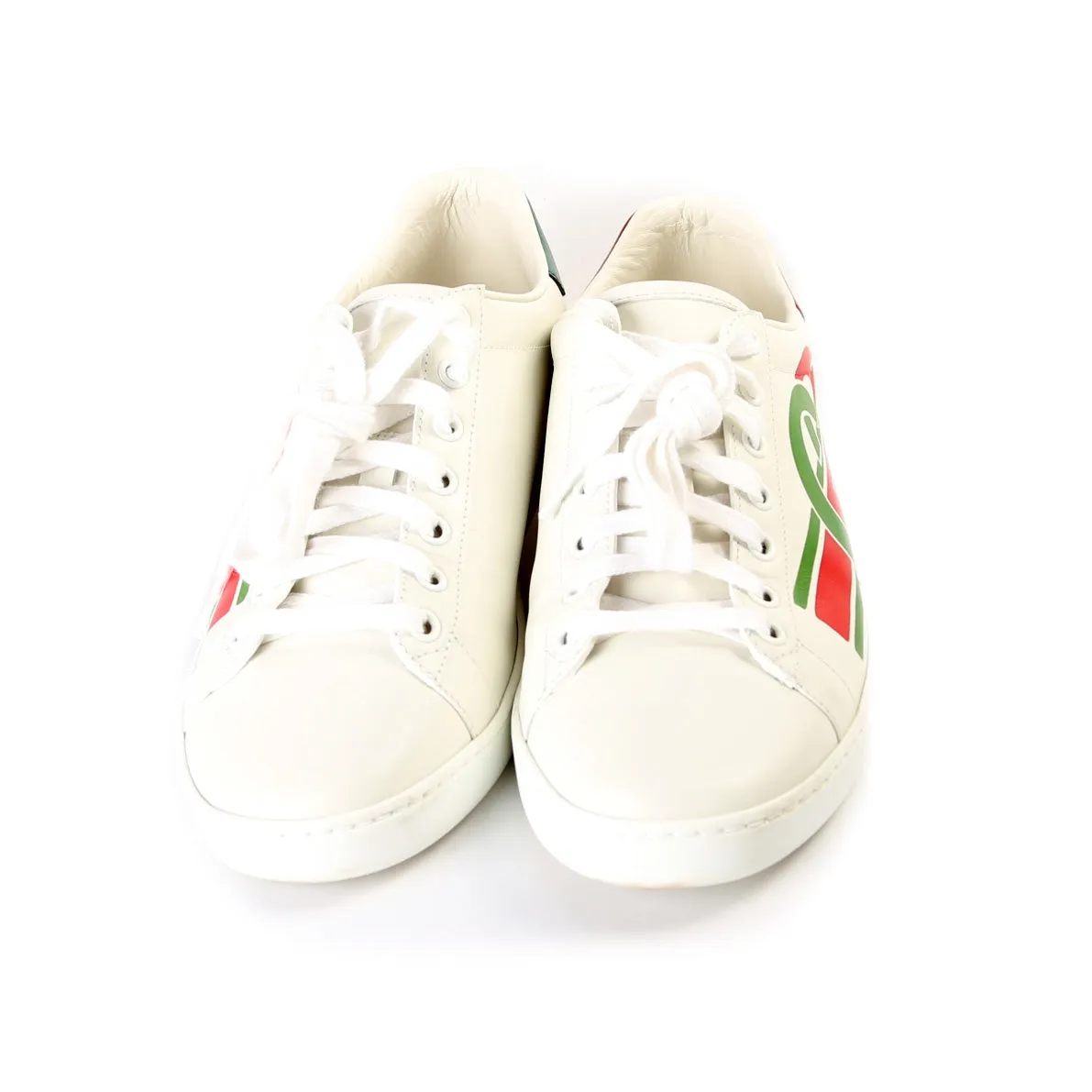 Ace Logo Leather Sneakers Size 38.5
