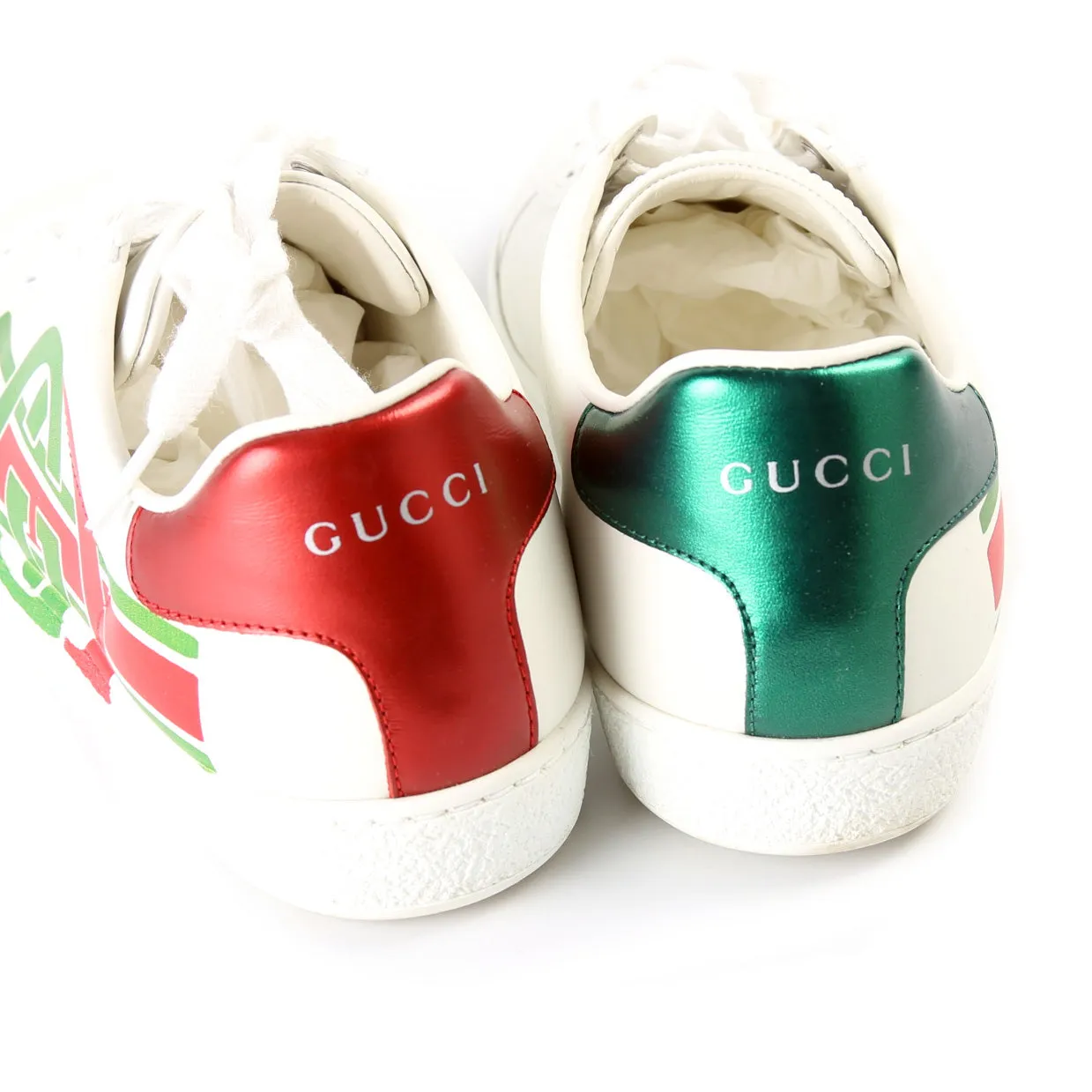 Ace Logo Leather Sneakers Size 38.5