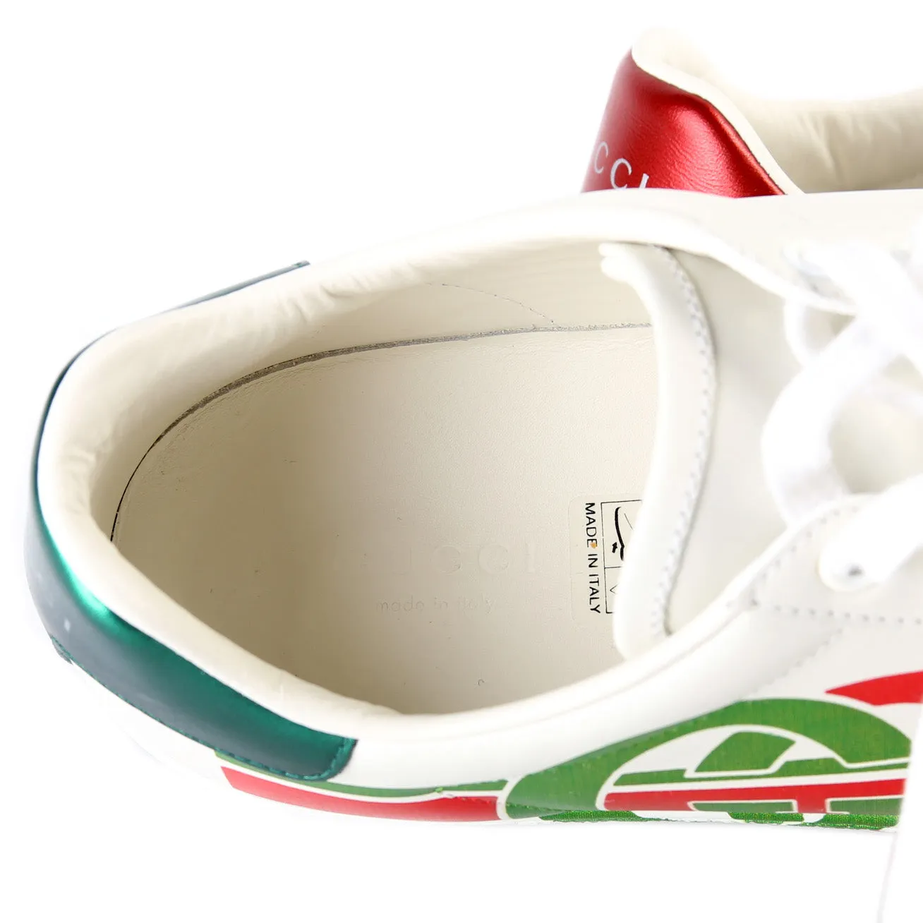 Ace Logo Leather Sneakers Size 38.5