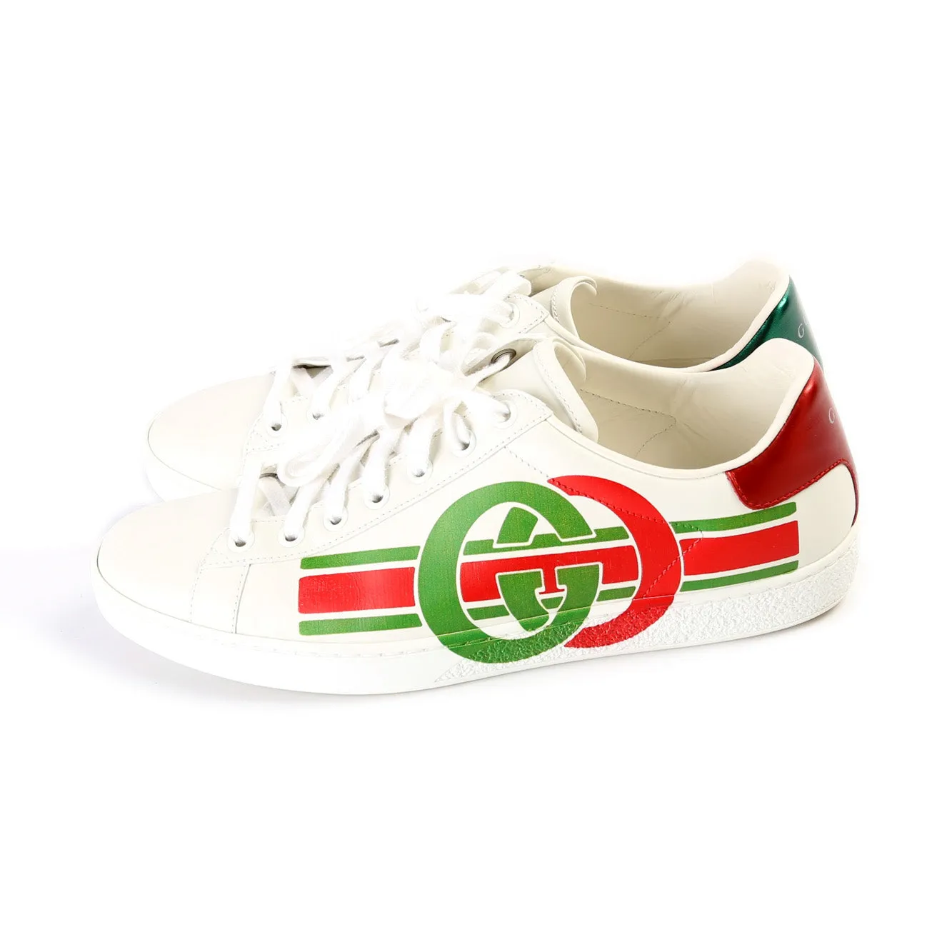 Ace Logo Leather Sneakers Size 38.5