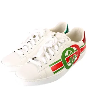 Ace Logo Leather Sneakers Size 38.5