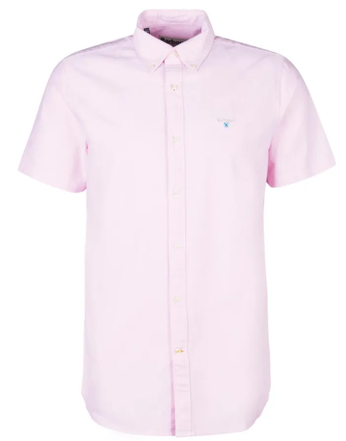 BARBOUR<BR>
Oxtwon Short Sleeve Shirt<BR>
Navy/Pink<BR>