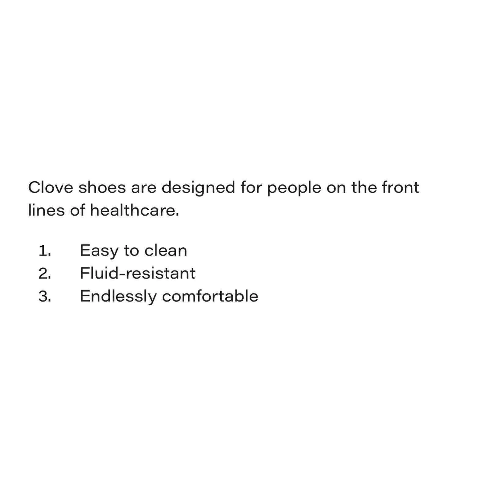 Clove Classic Healthcare Nursing Shoes - All Black Option, Size 9.5 New Sneakers