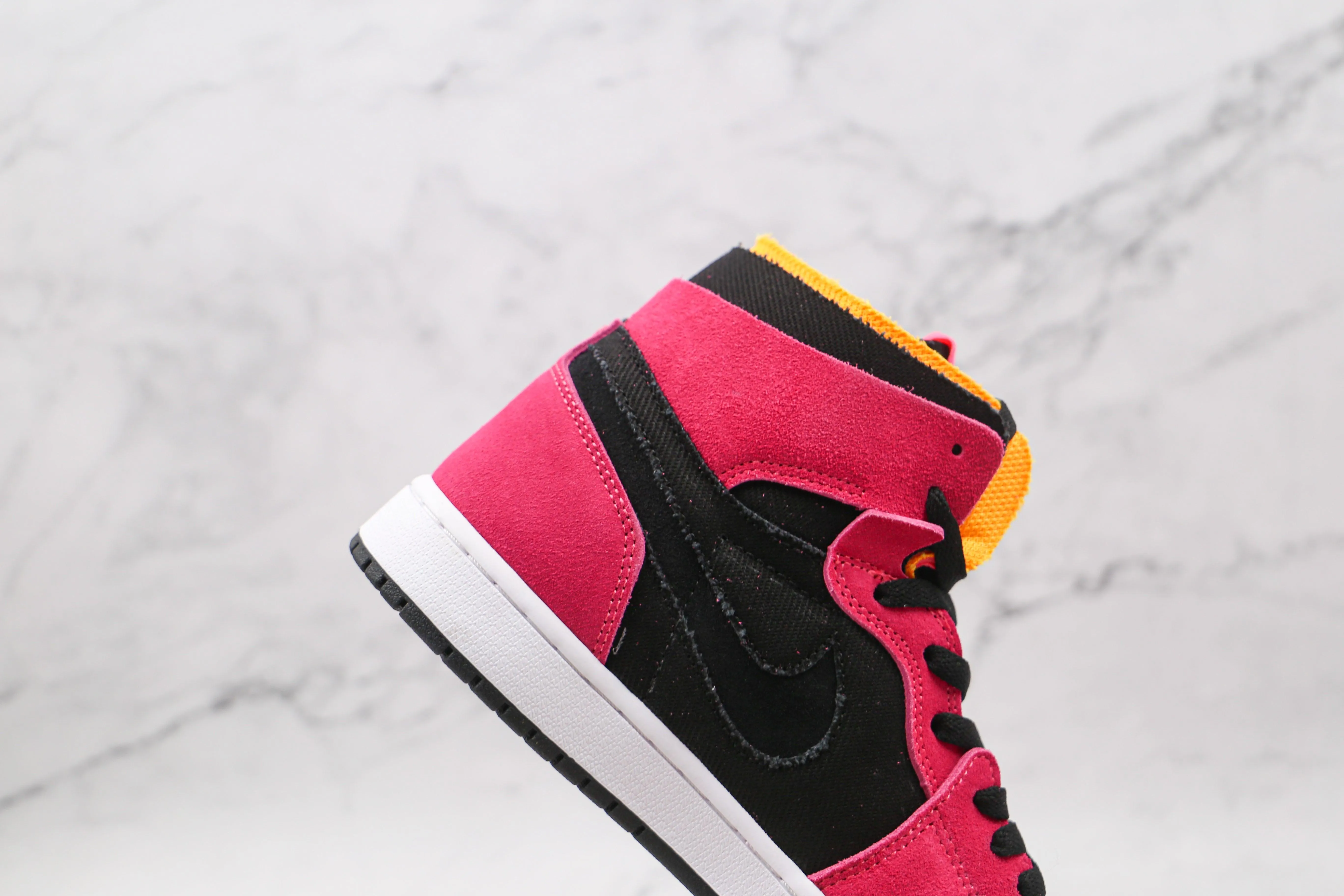 Custom RED Jordan 1 High Q Zoom Air ( Customs And Box ), Jordan 1 Sneakers Active