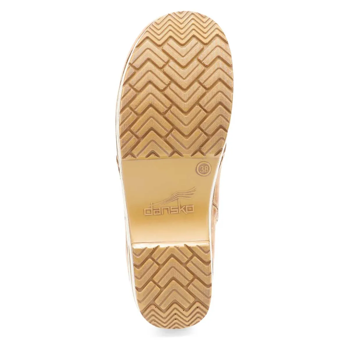 Dansko Sigourney Honey Distressed Ladies Clog