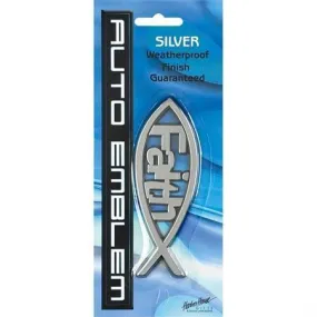 Faith Christian Fish Auto Emblem
