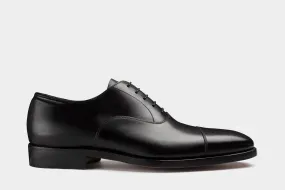 MAURO • Custom Fitted Bespoke Cap Toe Oxford Shoes • BLACK