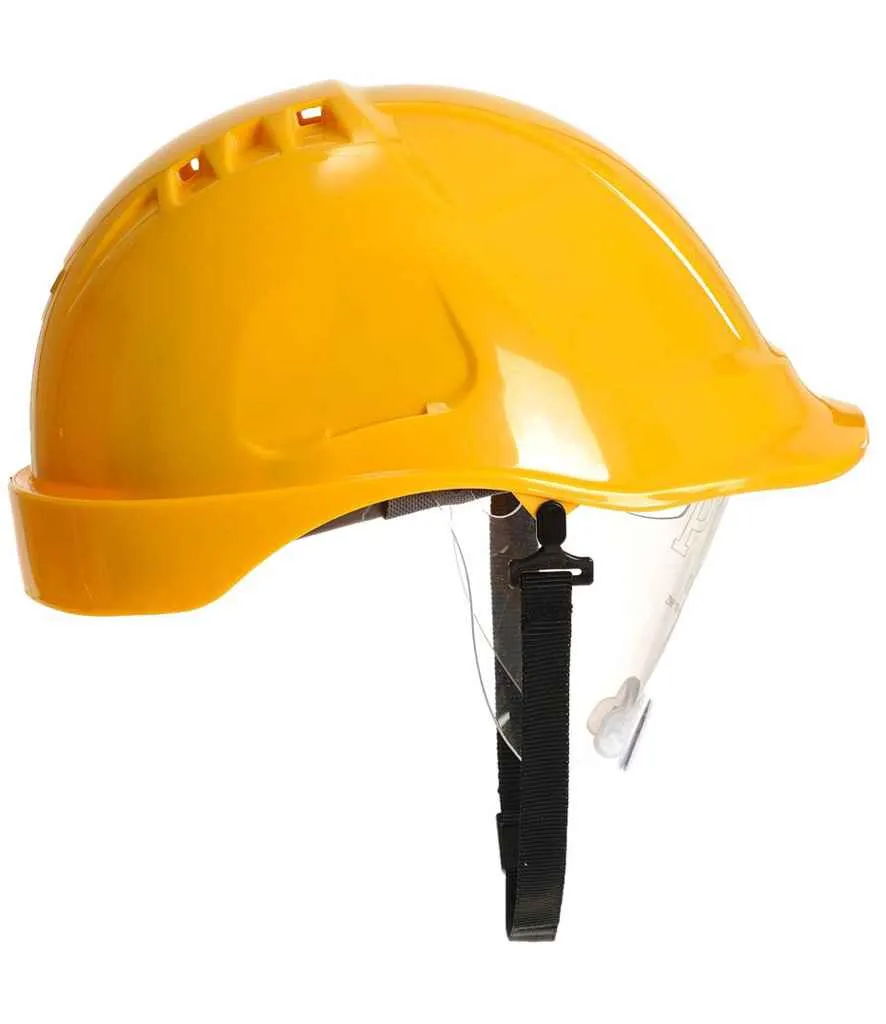 Portwest Endurance Visor Hard Hat | Yellow
