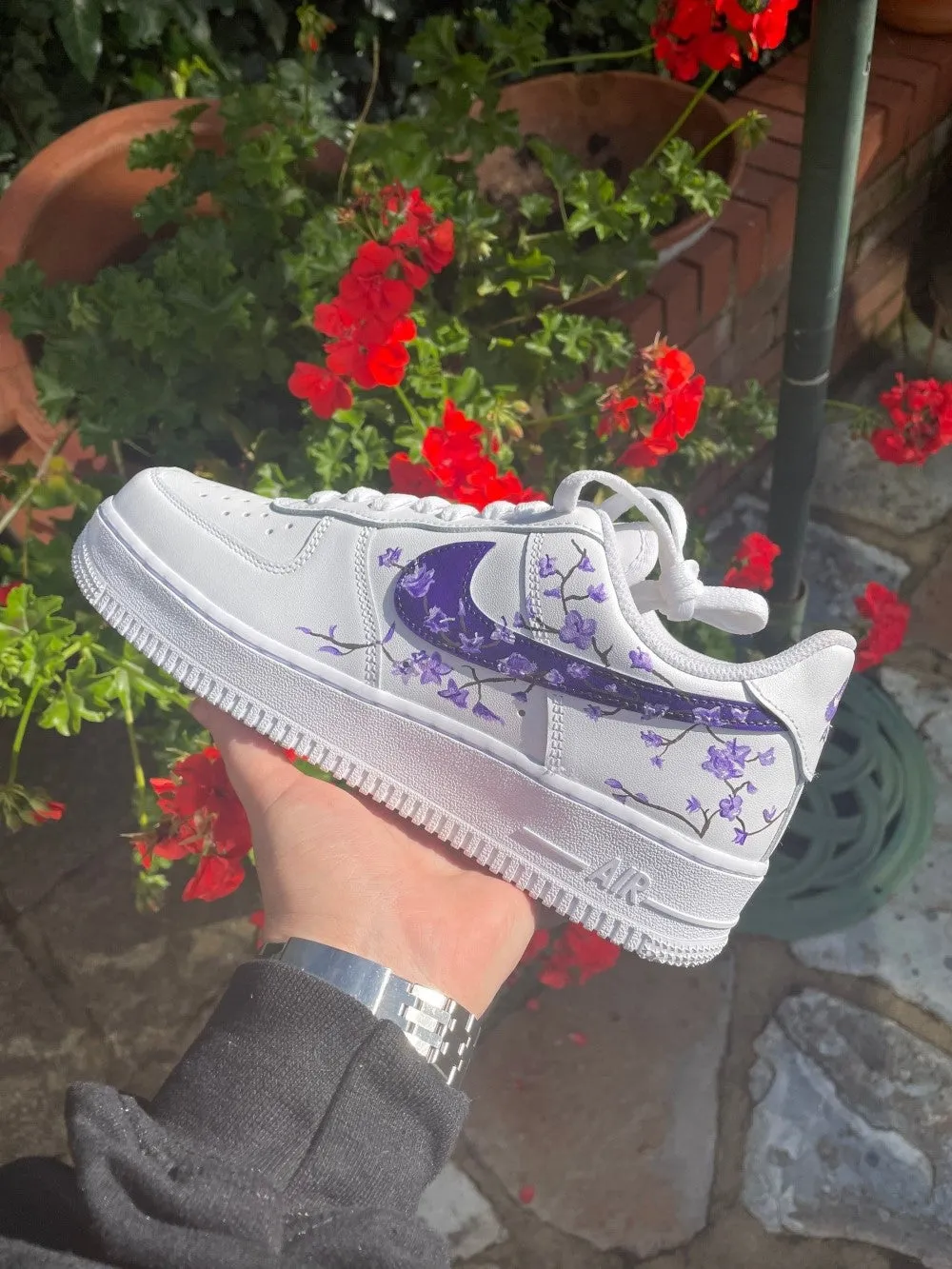 Purple Sakura Custom Air Force 1