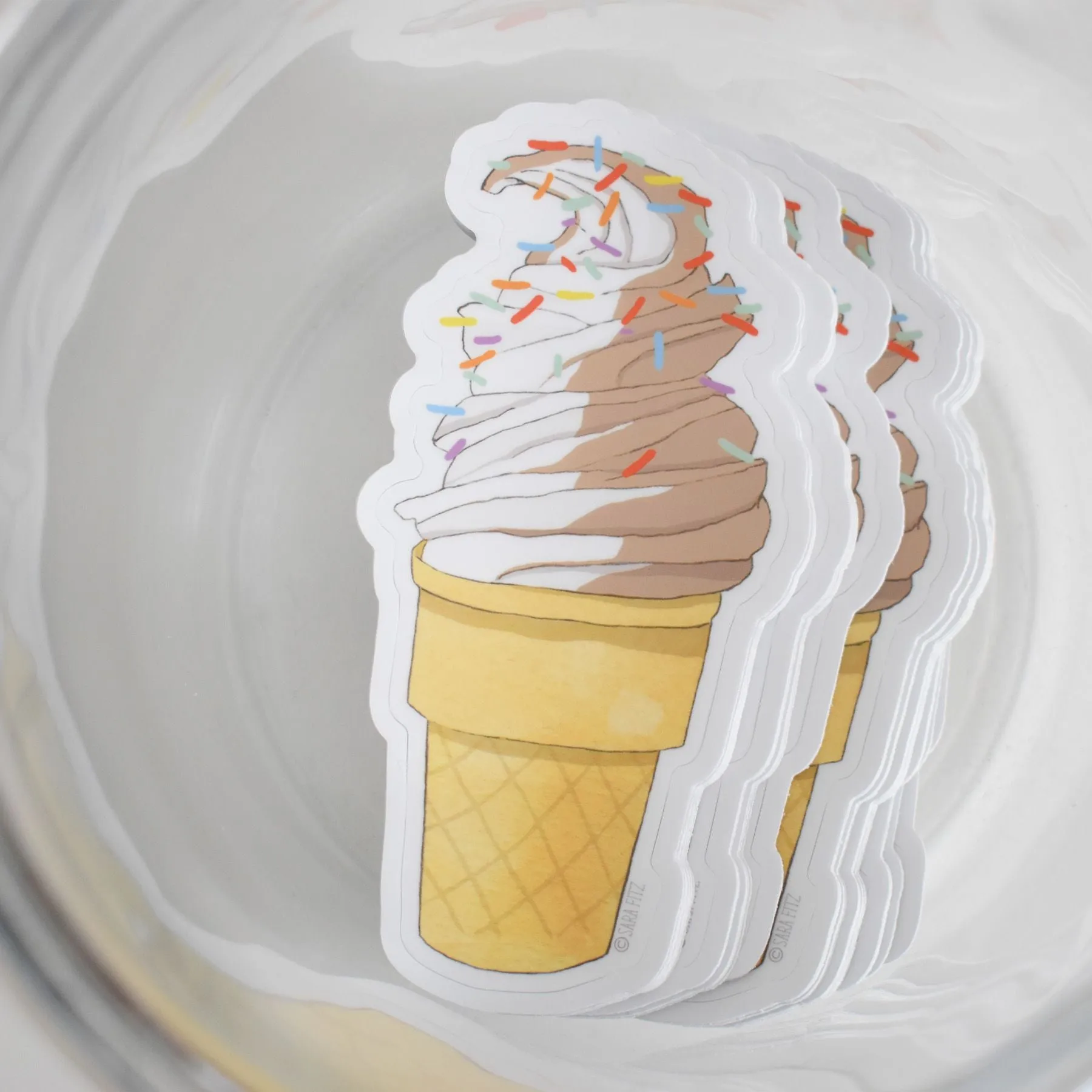 Soft Serve Sticker