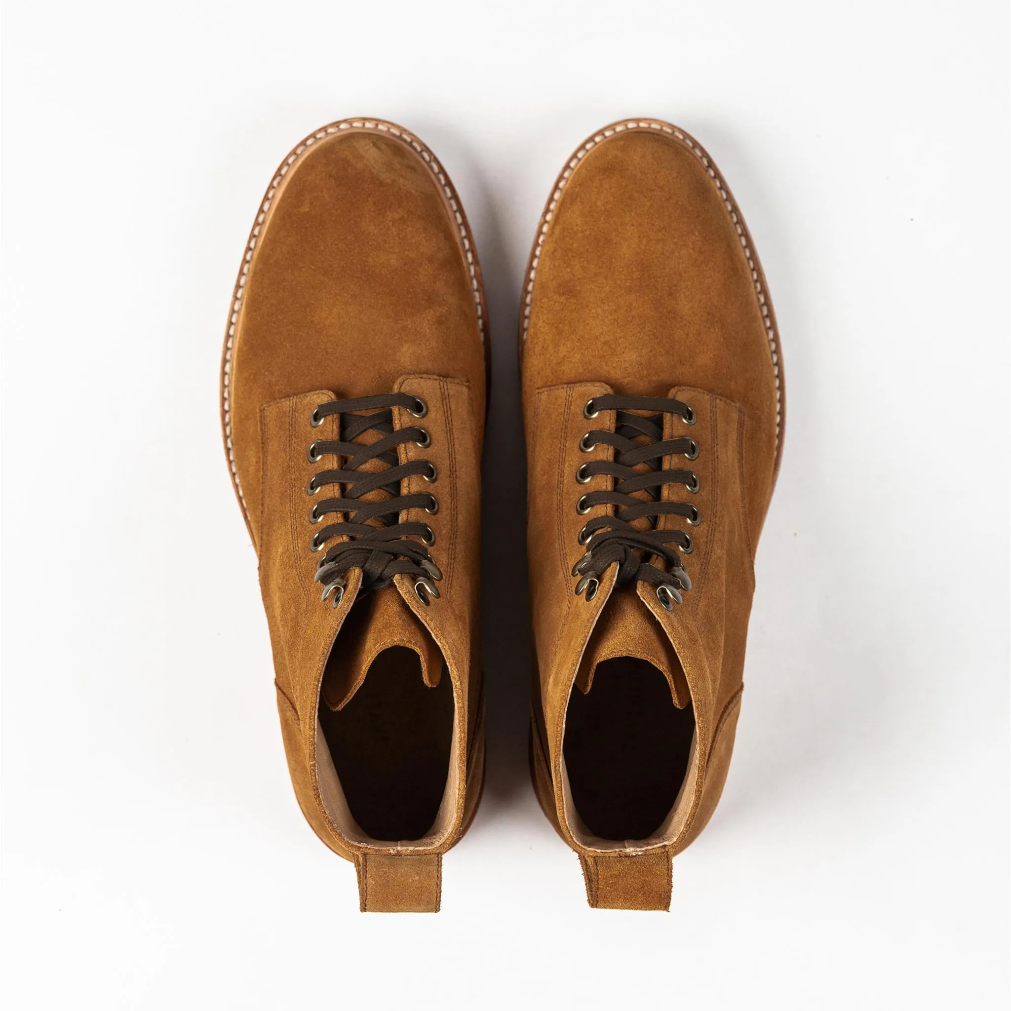 The Trench Boot in Butterscotch Weatherproof Suede