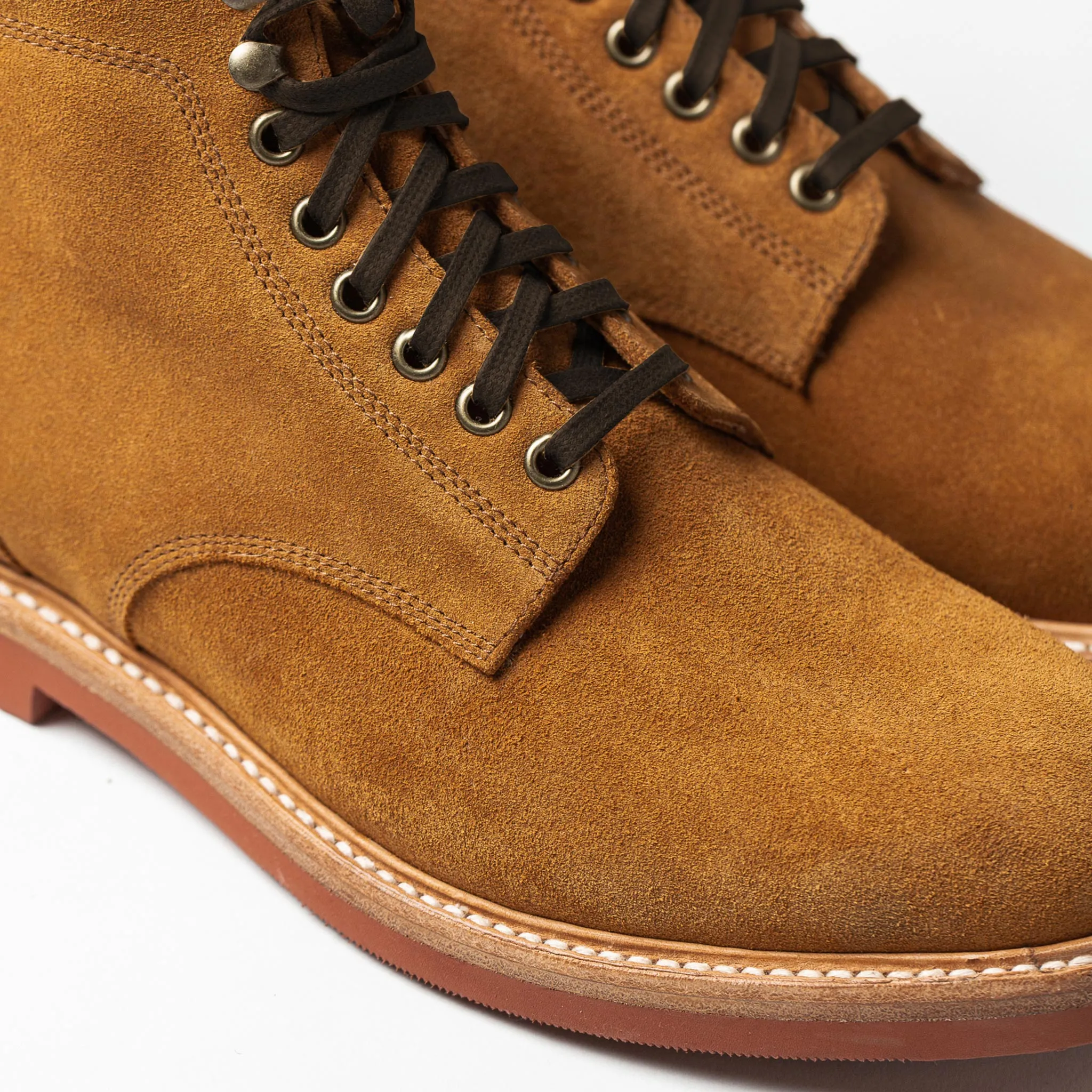 The Trench Boot in Butterscotch Weatherproof Suede