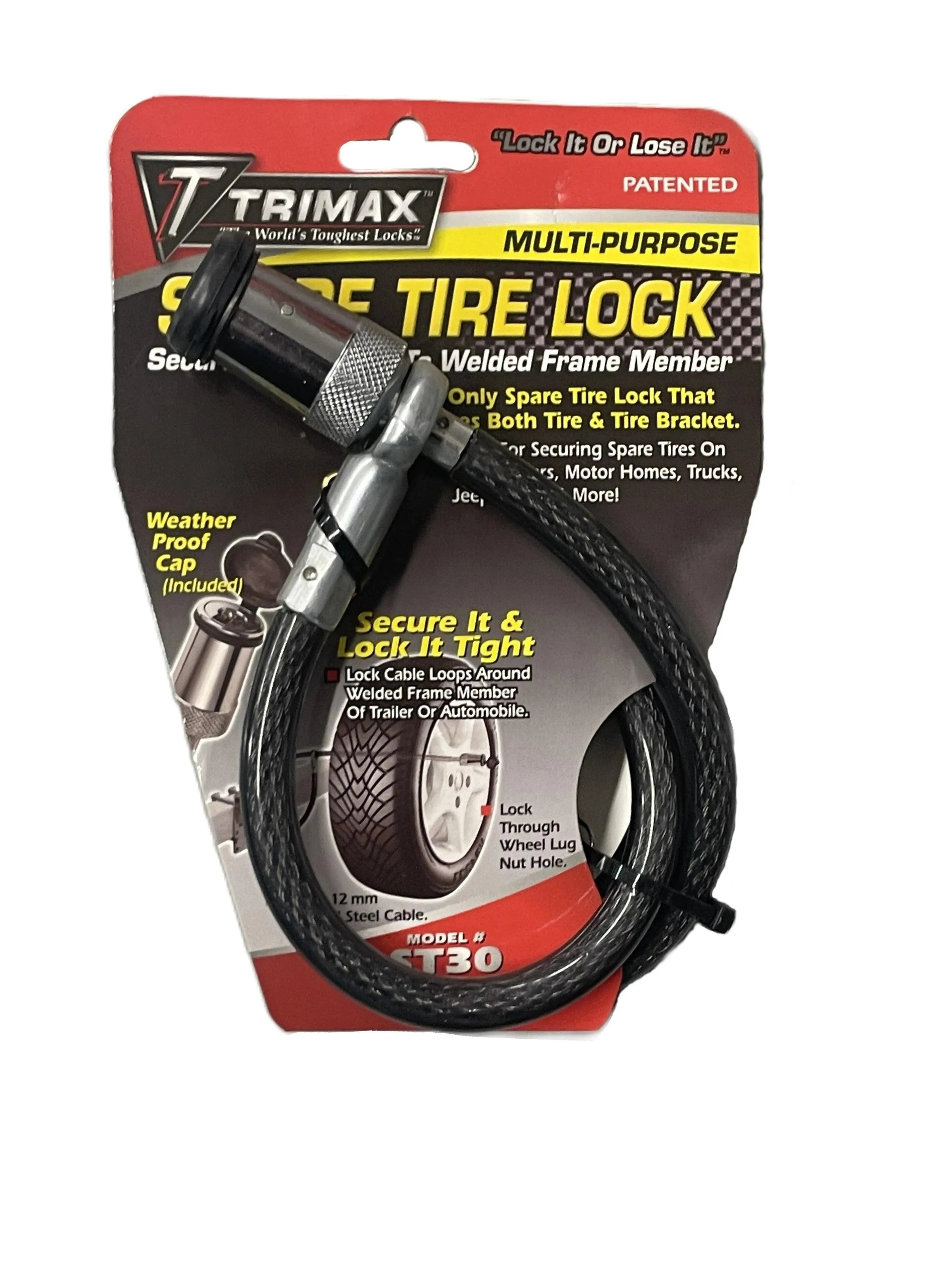 TRIMAX Spare Tire Lock