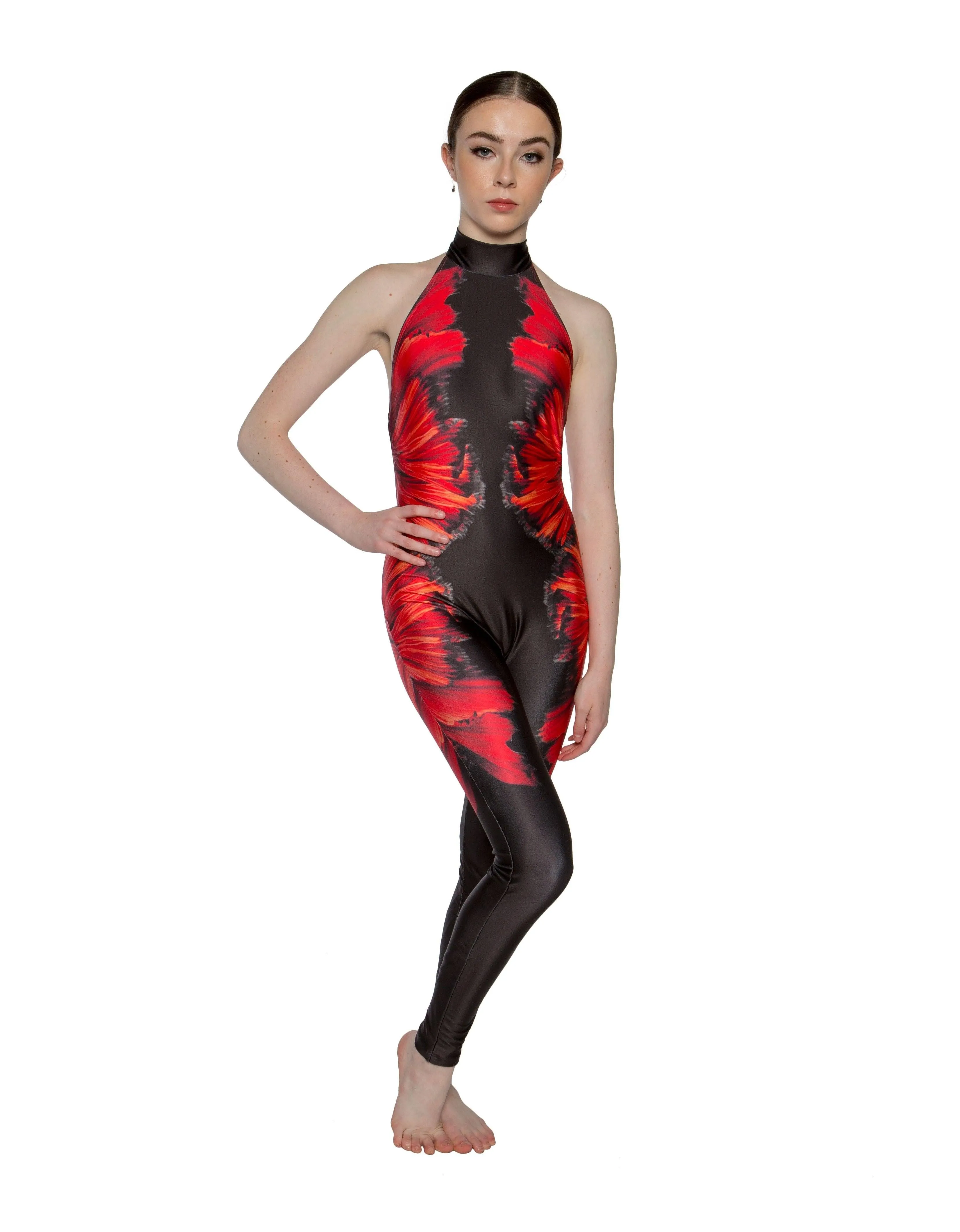 Vibrant Halter Unitard