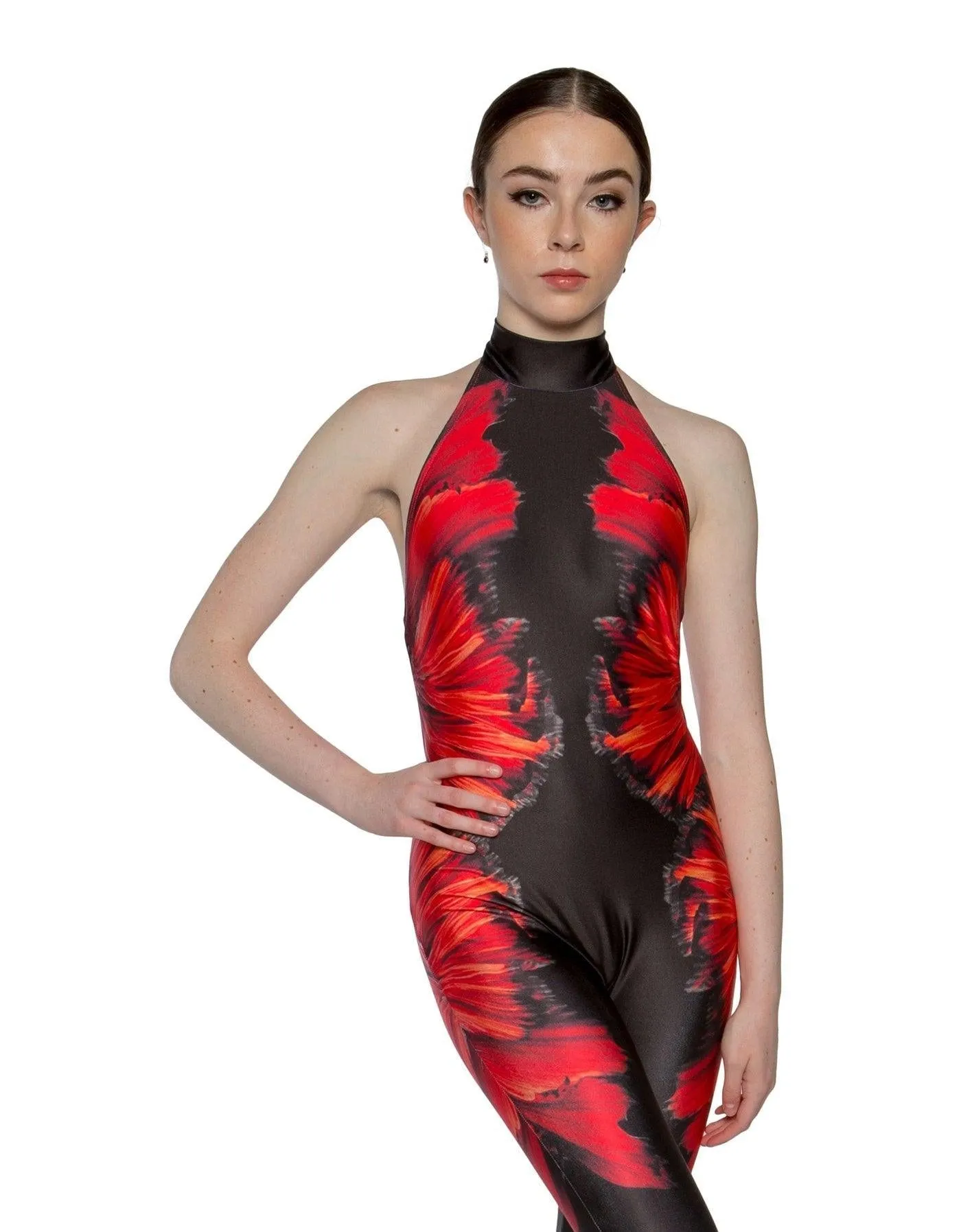 Vibrant Halter Unitard